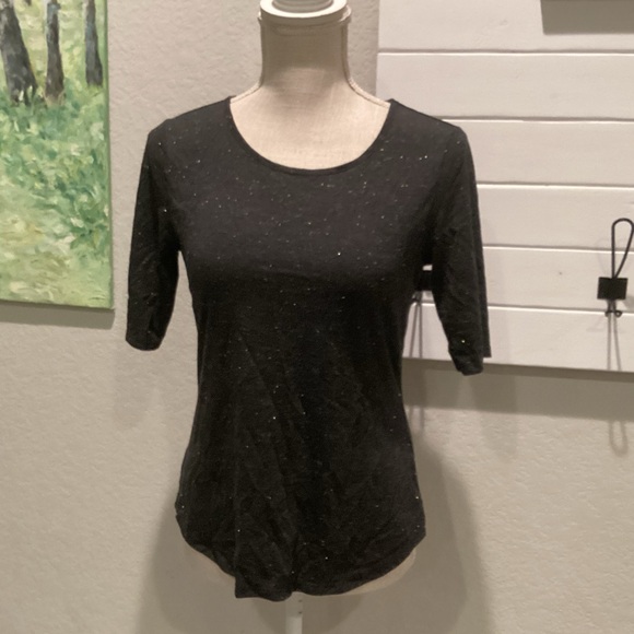 Apt. 9 Tops - Apt. 9 Black Long Sleeve Women's Top